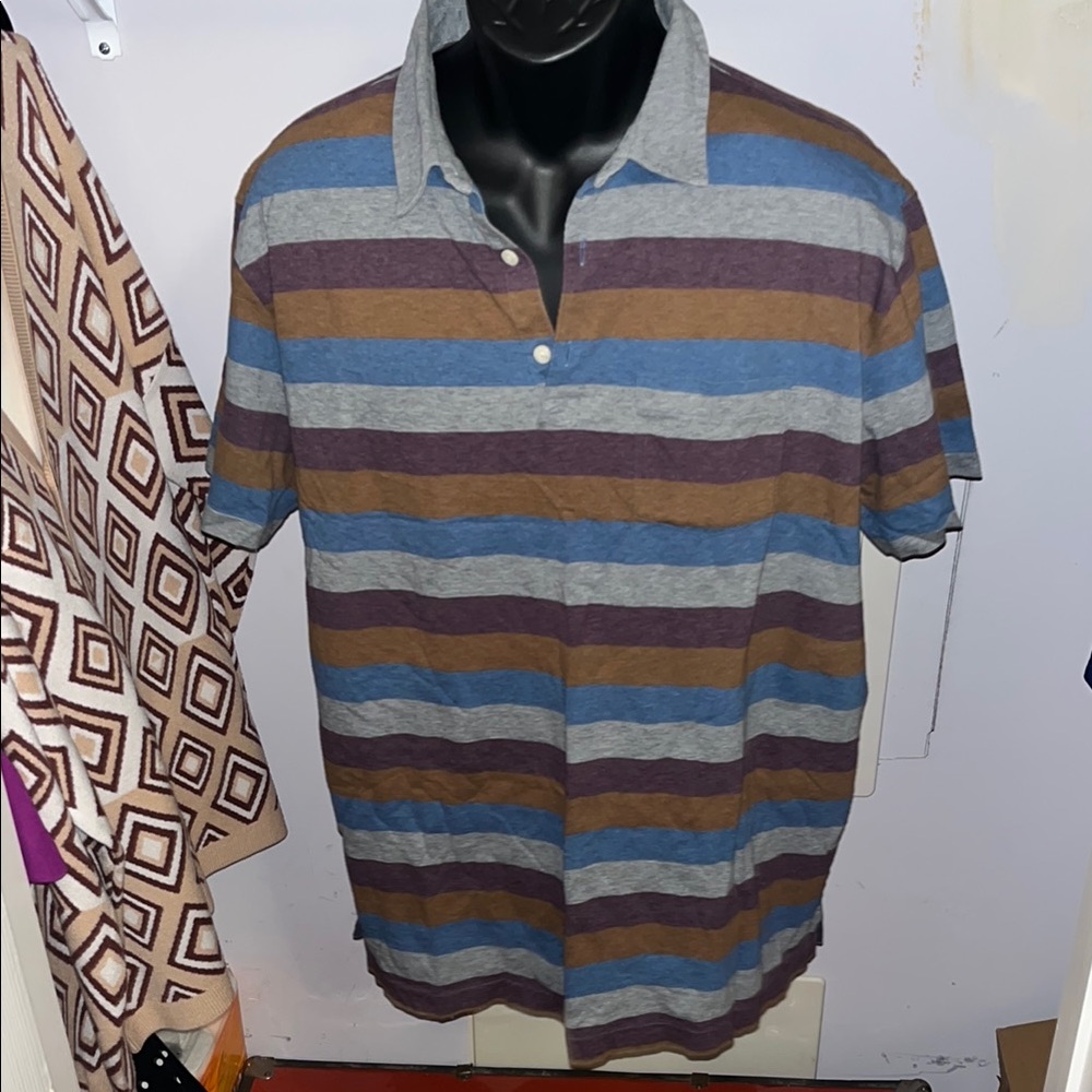 Striped Men's Polo Shirt